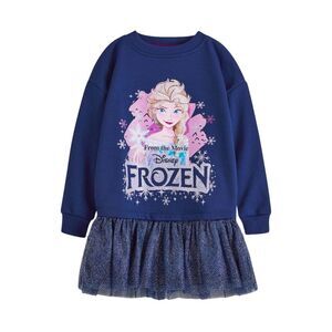 Frozen Girls Elsa Casual Dress / Navy